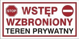 WSTĘP WZBRONIONY. TEREN PRYWATNY