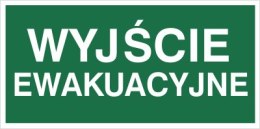 WYJŚCIE EWAKUACYJNE