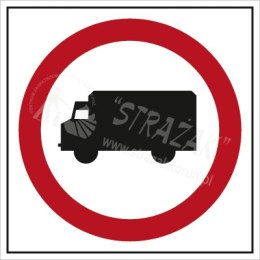 ZAKAZ WJAZDU SAMOCHODÓW CIĘŻAROWYCH