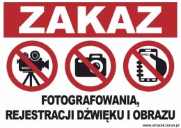 Zakaz fotografowania