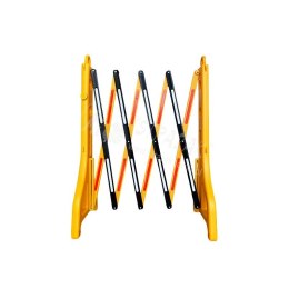 Zapora plastikowa harmonijkowa żółto-czarna