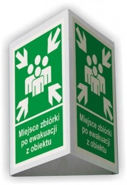 Znak 3D Miejsce Zbiórki do Ewakuacji 35x51cm