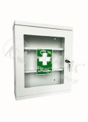 Apteczka metalowa z szybką na klucz patent Apteczka metalowa z szybką na klucz patent