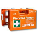 Apteczka walizkowa pomarańczowa mała APK-10 DIN13157 SUPER PLUS Apteczka walizkowa pomarańczowa mała APK-10 DIN13157 SUPER PLUS