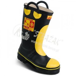 Buty strażackie gumowe z wkładką niepalną