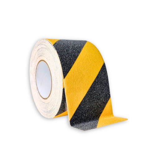 Taśma antypoślizgowa żółto-czarna 10cm x 18m Taśma antypoślizgowa żółto-czarna 10cm x 18m