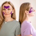 Taśma kinezjologiczna KINESIO TAPE 1cm x 5m - różowa