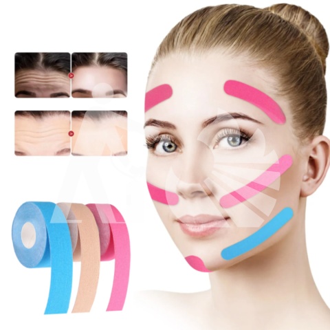 Taśma kinezjologiczna KINESIO TAPE 1cm x 5m - czarna Taśma kinezjologiczna KINESIO TAPE 1cm x 5m - czarna