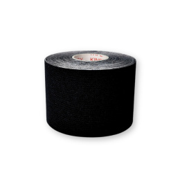 Taśma kinezjologiczna KINESIO TAPE 5cm x 5m - czarna
