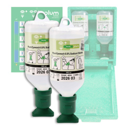 Zamykana stacja do płukania oczu PLUM EYE WASH (4650)