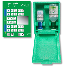 Zamykana stacja do płukania oczu PLUM EYE WASH (4789)