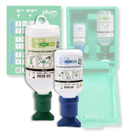 Zamykana stacja do płukania oczu PLUM EYE WASH (4789)