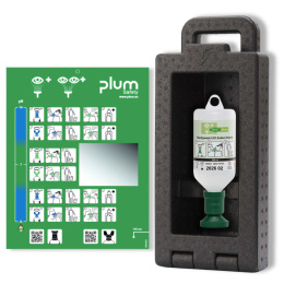 Zamykana stacja do płukania oczu PLUM iBOX1 (4902)