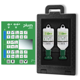 Zamykana stacja do płukania oczu PLUM iBOX2 (4922)