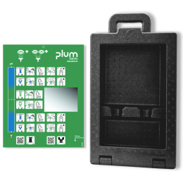 Zamykana stacja do płukania oczu PLUM iBOX2 pusta (4920)