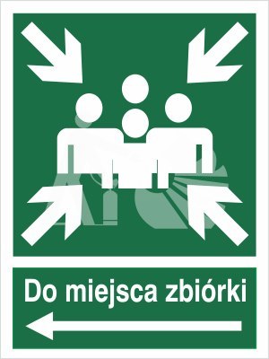 DO MIEJSCA ZBIÓRKI (W LEWO) - płyta sztywna DO MIEJSCA ZBIÓRKI (W LEWO) - płyta sztywna
