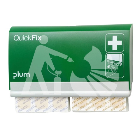 Dozownik na plastry PLUM QuickFIX 5500 + Plastry elastyczne 5512 + Plastry wodoodporne 5511 Dozownik na plastry PLUM QuickFIX 5500 + Plastry elastyczne 5512 + Plastry wodoodporne 5511