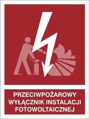 PRZECIWPOŻAROWY WYŁĄCZNIK INSTALACJI FOTOWOLTAICZNEJ