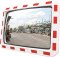 Lustro drogowe U18b 100x80cm biało-czerwone