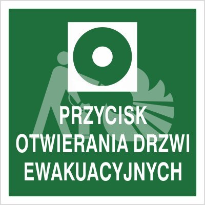 PRZYCISK OTWIERANIA DRZWI EWAKUACYJNYCH - folia fotoluminescencyjna PRZYCISK OTWIERANIA DRZWI EWAKUACYJNYCH - folia fotoluminescencyjna