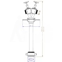 Stojak hydrantowy DN 100 2x75