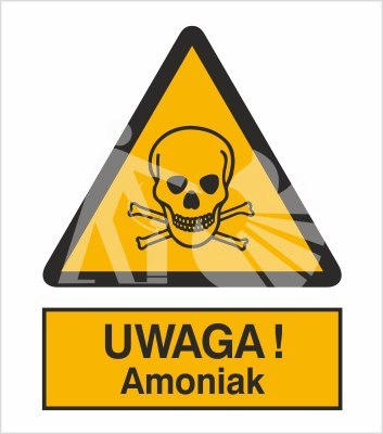 UWAGA! AMONIAK - folia samoprzylepna UWAGA! AMONIAK - folia samoprzylepna