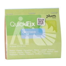Wkład PLUM QuickFIX Plastry wykrywalne niebieskie/detectable 5513