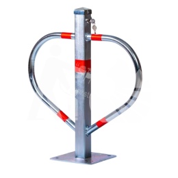 Blokada parkingowa MOTYL ocynkowana (na klucz)