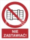 NIE ZASTAWIAĆ! - płyta sztywna
