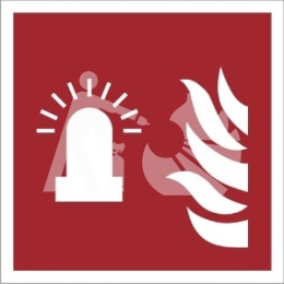 MIGAJĄCE ŚWIATŁO ALARMU POŻAROWEGO - płyta fotoluminescencyjna
