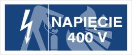 NAPIĘCIE 400V - folia magnetyczna