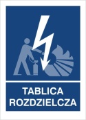 TABLICA ROZDZIELCZA - folia samoprzylepna