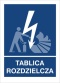 TABLICA ROZDZIELCZA - folia samoprzylepna