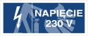 NAPIĘCIE 230V - płyta sztywna