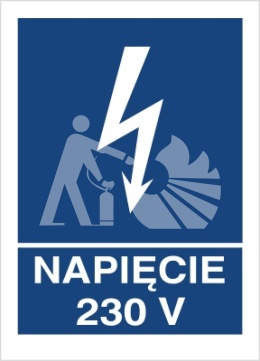 NAPIĘCIE 230V - folia magnetyczna