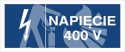 NAPIĘCIE 400V - płyta sztywna