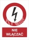 NIE WYŁĄCZAĆ - folia magnetyczna