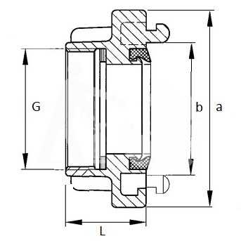 Nasada 110 GZ M110x2 gwint zewnętrzny