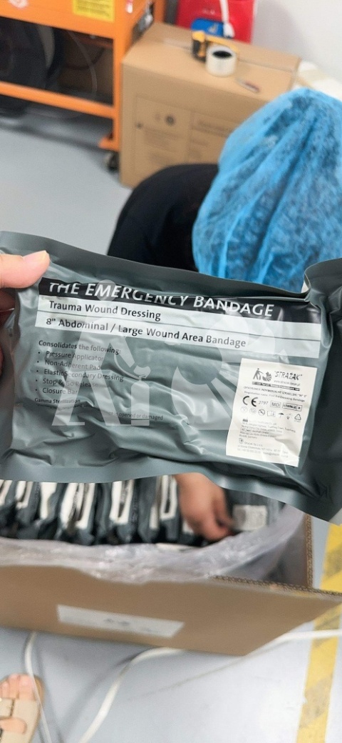 Opatrunek osobisty wojskowy izraelski 8" Opatrunek osobisty wojskowy izraelski 8"