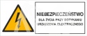NIEBEZPIECZEŃSTWO DLA ŻYCIA PRZY DOTYKANIU URZĄDZENIA ELEKTRYCZNEGO - folia magnetyczna