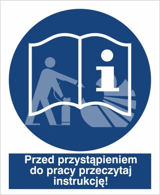 PRZED PRZYSTĄPIENIEM DO PRACY PRZECZYTAJ INSTRUKCJĄ - płyta sztywna