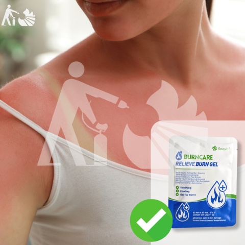 Sterylny opatrunek hydrożelowy Burn Gel 30x30cm