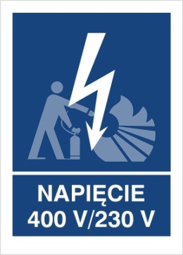 NAPIĘCIE 400V- 230V - folia magnetyczna
