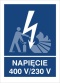 NAPIĘCIE 400V- 230V - folia magnetyczna