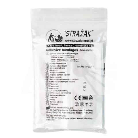 Zestaw plastrów opatrunkowych (30szt) DIN13157 Zestaw plastrów opatrunkowych (30szt) DIN13157