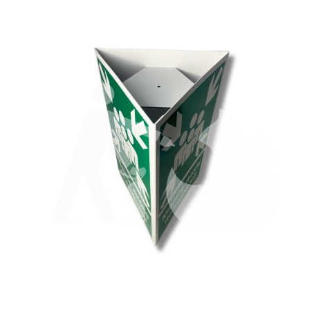 Znak 3D Miejsce Zbiórki do Ewakuacji 50x65cm